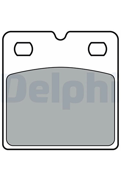 DELPHİ Комплект спирачни накладки за дискови спирачки Tesla Model 10/Model S