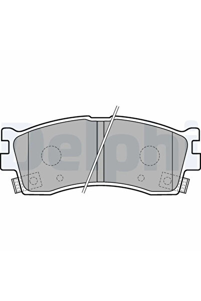 DELPHİ Комплект накладки за дискови спирачки Kia Carens 1 Microbus/Cerato 1 L...