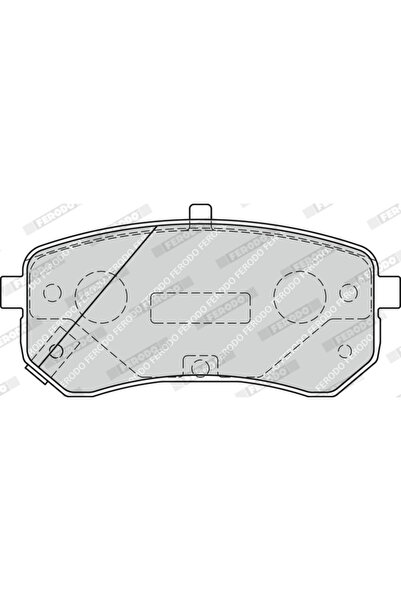 FERODO Brake Pad Set Disc Brake Hyundai I10 1 Kia Picanto 1/Picanto 2