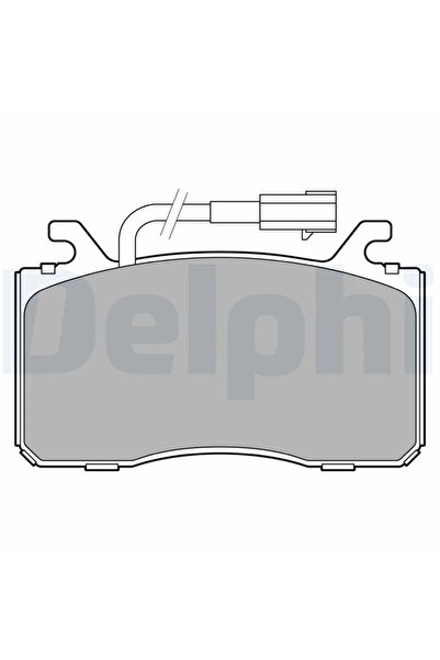 DELPHİ Brake Pad Set Disc Brake Alfa Romeo Giulia/Stelvio