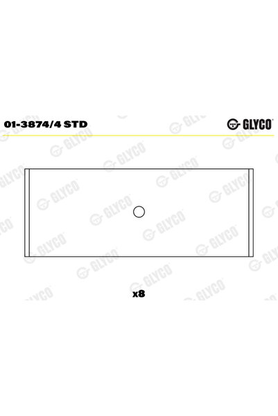 GLYCO Cuzineti Biela Seat Arosa/Cordoba/Ibiza 2 Skoda Fabia 1