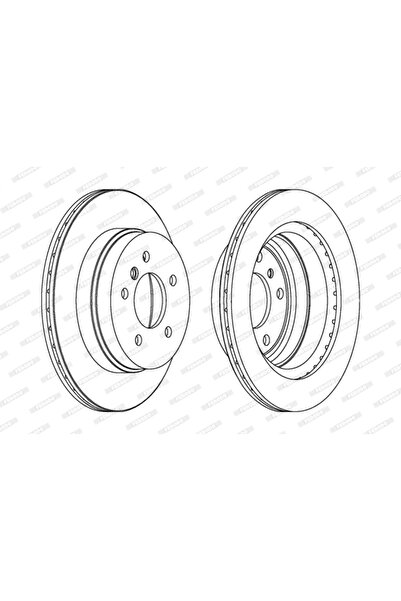 FERODO Brake Disc Bmw 1/3