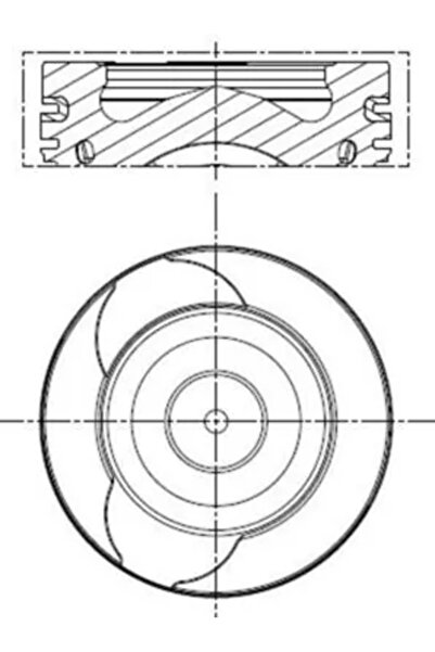 MAHLE Piston Dacia Duster/Lodgy Mercedes-Benz Clasa A/Clasa B Sports Tourer/C...