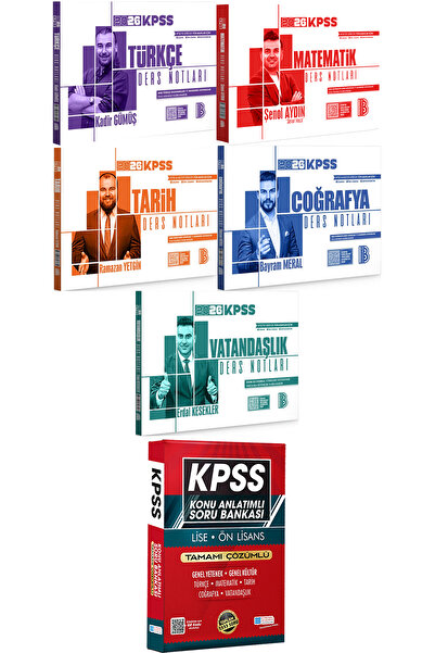 Benim Hocam Yayınları 2026 KPSS Türkçe Matematik Tarih Coğrafya Vatandaşlık D...