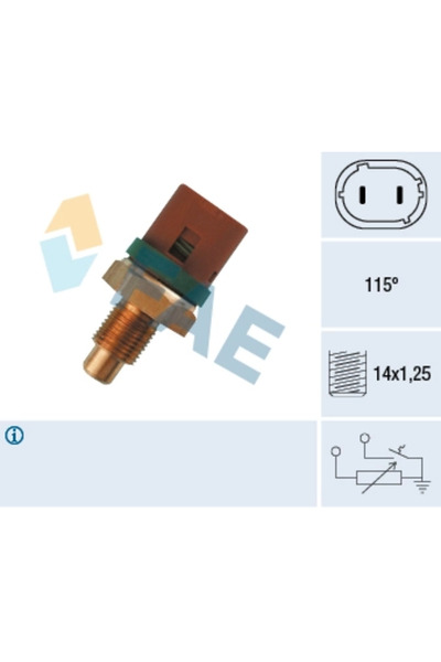 FAE Senzor,temperatura Lichid De Racire Renault Scénic I Microbus (ja0/1_, Fa0_) 1999-2003 Diesel