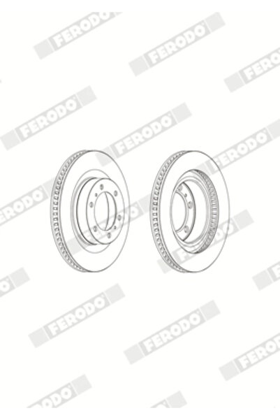 FERODO Дискови спирачки Lexus Gx Toyota 4 Runner 5/Land Cruiser Prado/Land Cr...