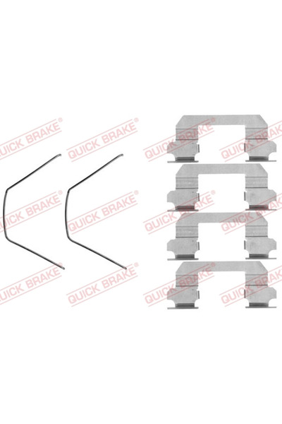 QUICK BRAKE Set Accesorii Placute Frana Nissan Livina / Grand Livina/Tiida