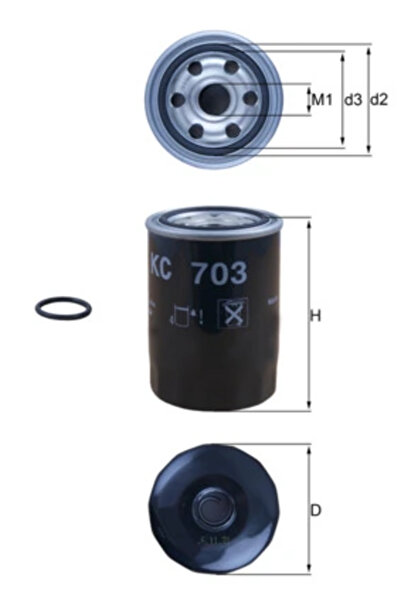 KNECHT Filtru Combustibil Mazda 3