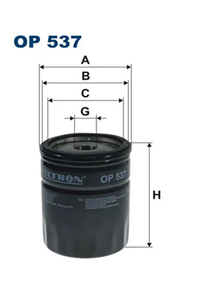 Filtron Filtru Ulei Yugo Florida (vx65) 1988-2008 Benzina