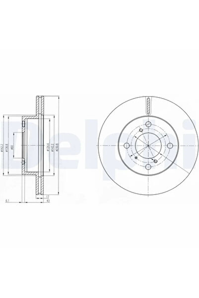 DELPHİ Disc Frana Suzuki Alto 6/Wagon R+