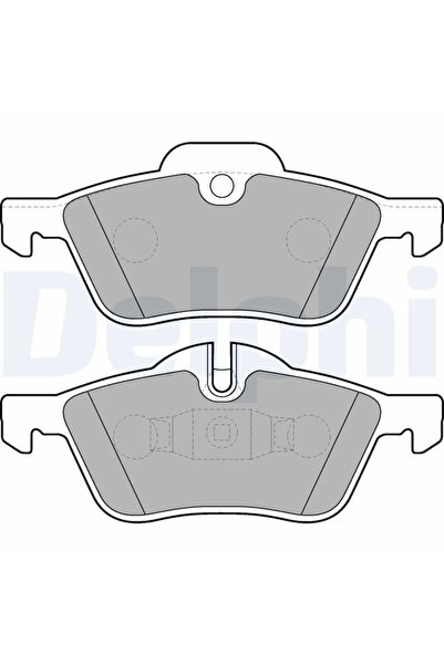 DELPHİ Комплект накладки за дискови спирачки Mini Mini