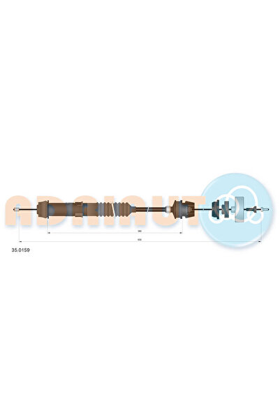 Adriauto Cablu Ambreiaj Peugeot 306