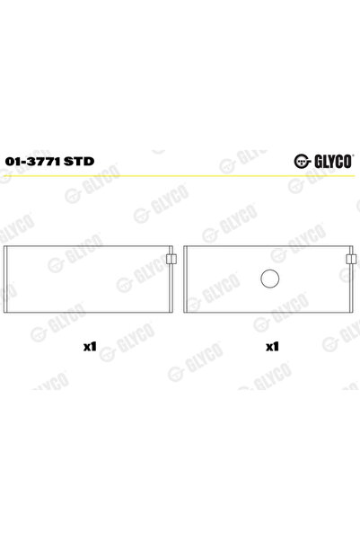 GLYCO Cuzineti Biela Mercedes-Benz 124 T-Model/124 Limuzina/190 Multicar Tremo