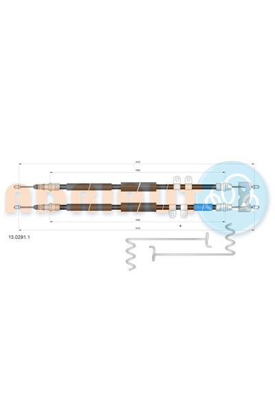 Adriauto Cablu Frana De Parcare Spate Ford Tourneo Connect