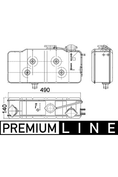 MAHLE Vas De Expansiune Racire Iveco Eurocargo 1-3/P/Pa/Turbostar