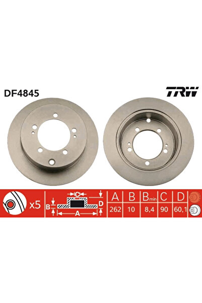 TRW Disc Frana Chrysler Sebring Cupe/Sebring Limuzina Mitsubishi Eclipse/Gala...