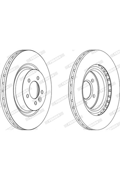 FERODO Disc Brake Land Rover Discovery 4/Range Rover Sport 1
