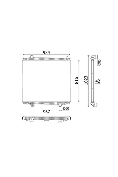MAHLE Radiator Racire Motor Man Tgs 1
