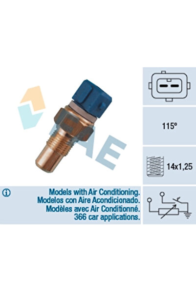 FAE Senzor,temperatura Lichid De Racire Citroën Xantia Break (x1_, X2_) 1995-2003 Benzina