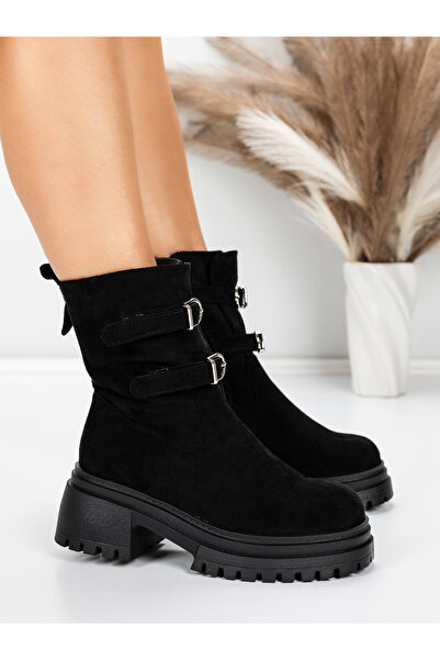 mei Γυναικείες Μπότες Πλατφόρμας 5W80 Μαύρες