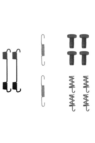 TEXTAR Set Accesorii Saboti Frana Parcare Mercedes-Benz 124 Limuzina/190/E-Class
