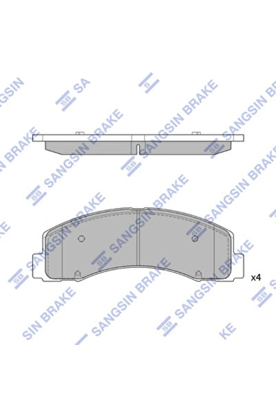 Hİ-Q Set Placute Frana Frana Disc Ford Usa F-150