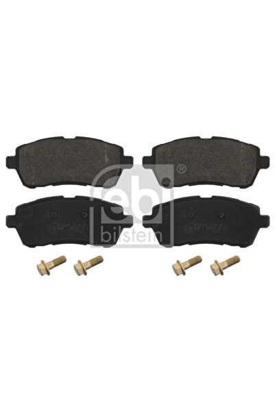 FEBI BILSTEIN Комплект спирачни накладки за преден мост, дискови спирачки за ...