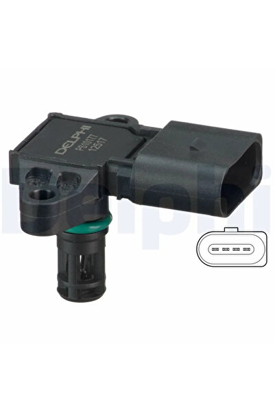DELPHİ Senzor Presiune Supraalimentare Audi A4 B6 Seat Ibiza 3