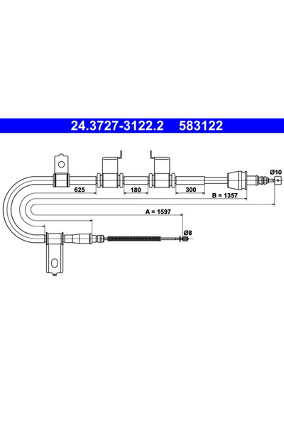 Ate Cablu Frana De Parcare Hyundai Getz