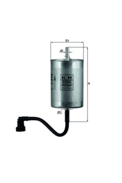 KNECHT Filtru Combustibil Porsche 911/Boxster/Cayman