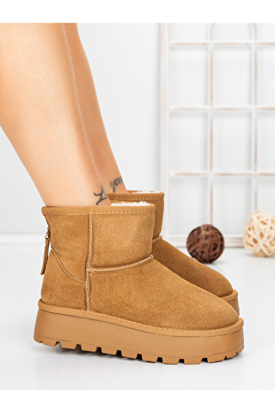 mei Γυναικείες Μπότες από Γνήσιο Δέρμα 5W93 Κίτρινες | Παπούτσι