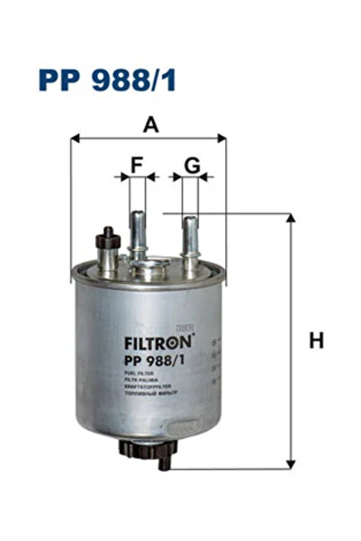 Filtron Filtru Combustibil Renault Laguna Iii Grandtour (kt0/1) 2007-2015 Diesel