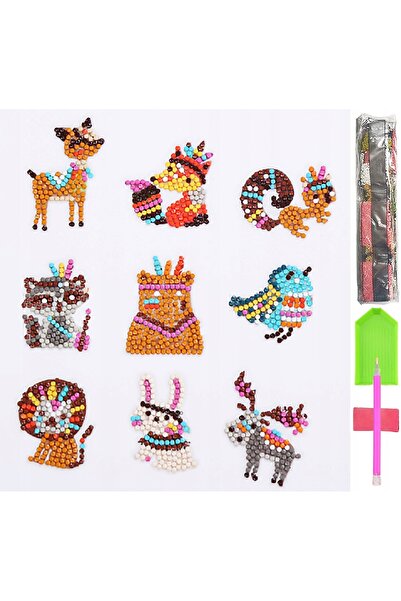 Other Set de autocolante puzzle 5D cu broderie cu diamante pentru copii