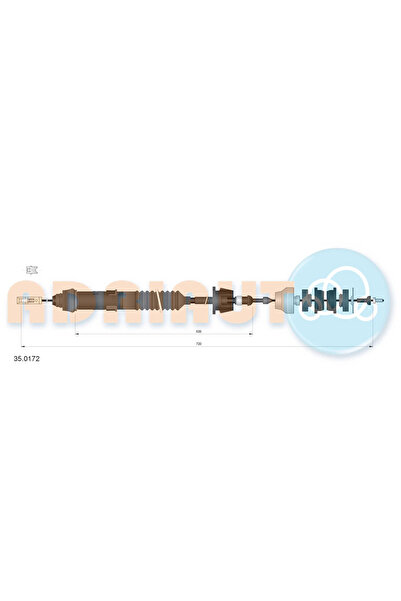 Adriauto Cablu Ambreiaj Peugeot 306