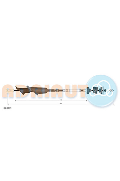 Adriauto Cablu Ambreiaj Peugeot 106 2/106 Van 2 Caseta/