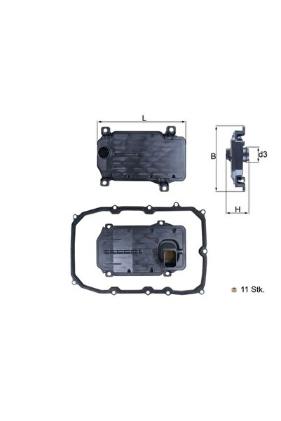 KNECHT Filtru Hidraulic Cutie De Viteze Automata Audi Q7 Porsche Cayenne/Pana...