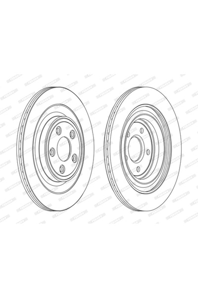 FERODO Disc Brake Daimler Daimler Xj Jaguar S-Type 2/Xf 1/Xj