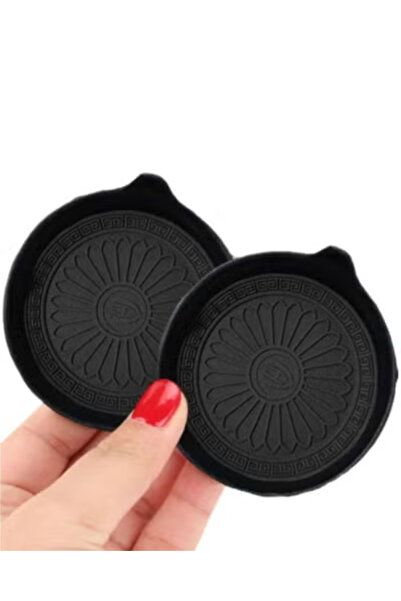 Fstyle قواعد أكواب للسيارة من 2 قطع من السيليكون، سهلة السحب والتنظيف