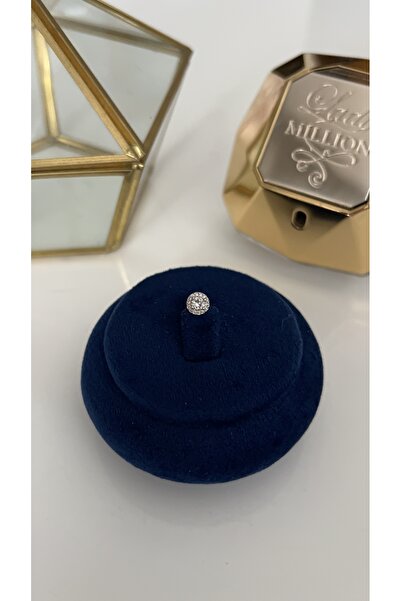 SU PERİSİ TAKI BİJUTERİ Cerrahi Çelik Gümüş Tek Taşlı Yuvarlak Piercing , Tragus ,Helix