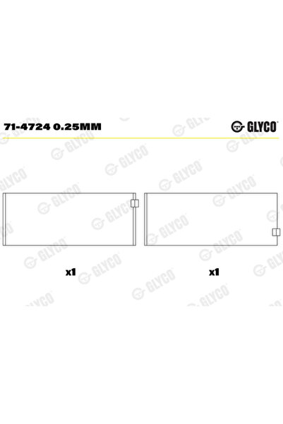 GLYCO Cuzineți Biela Jeep Compass Mercedes-Benz Clasa A/Clasa B Sports Tourer...