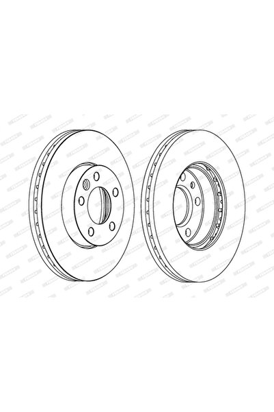 FERODO Disc Brake Vw Multivan T5/Touareg/Transporter T5 Bus