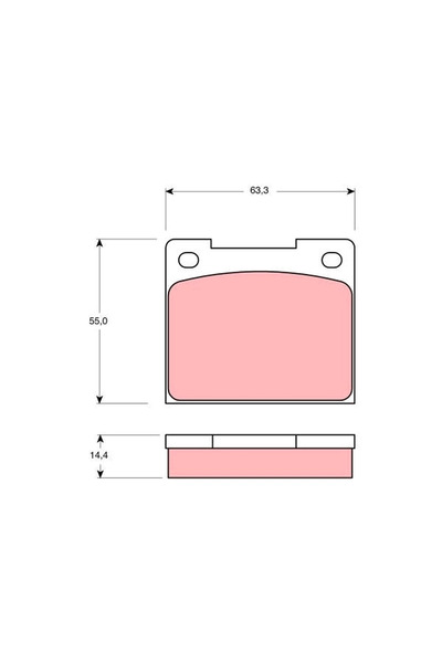 TRW Set Placute Frana Frana Disc Ford Escrt 1 Ford Otosan Anadol