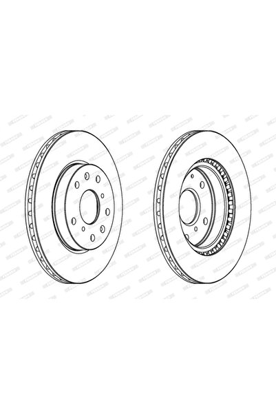 FERODO Disc Frana Fiat Sedici Suzuki SX4/Vitara