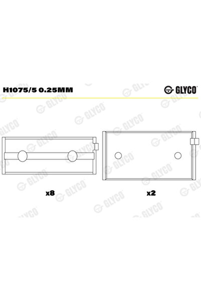 GLYCO Cuzineti Arbore Cotit Fiat Brava/Bravo 1/Marea Lancia Dedra/Delta 1/Del...