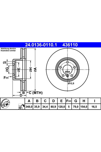 Ate Disc Frana Bmw 7