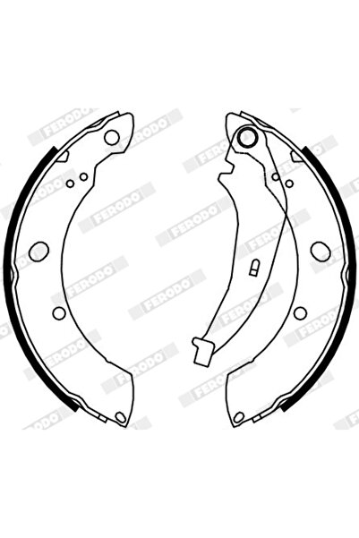 FERODO Brake Shoe Set Chrysler Pt Cruiser Skoda Fabia 2/Rapid