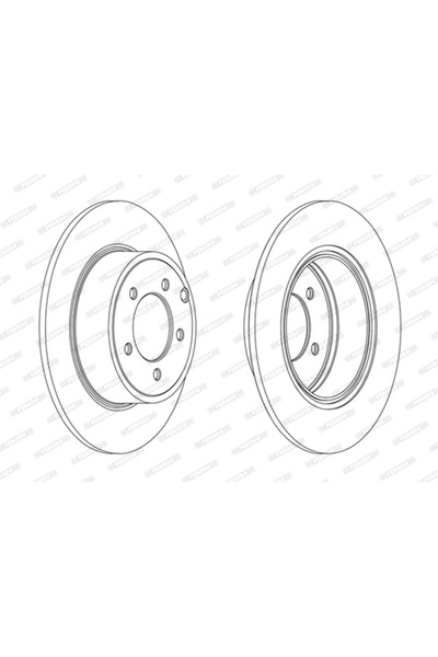 FERODO Disc Frana Chrysler 200/Sebring Dodge Caliber