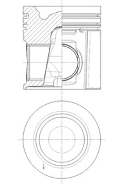 Kolbenschmidt Piston Scania G 1/K - Series/N - Series Bus
