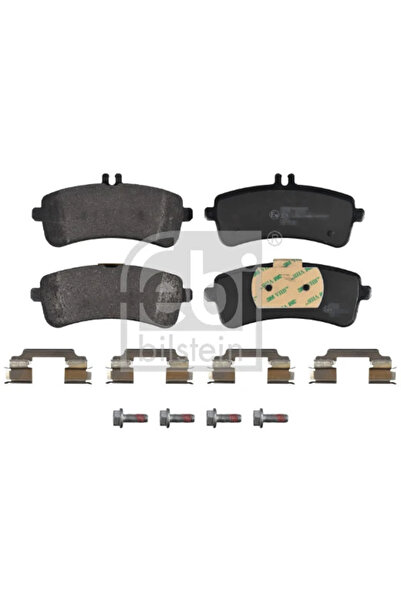 FEBI BILSTEIN Комплект спирачни накладки за дискови спирачки задна ос Mercede...