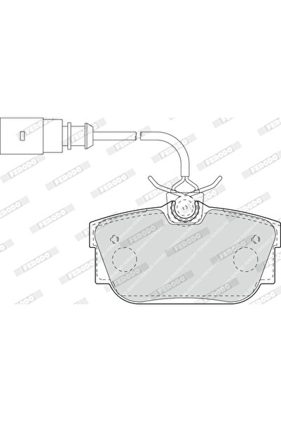 FERODO Brake Pad Set Disc Brake Ford Galaxy 1 Seat Alhambra